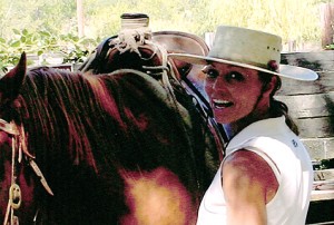 Teresa Schleigh, artist and horsewoman